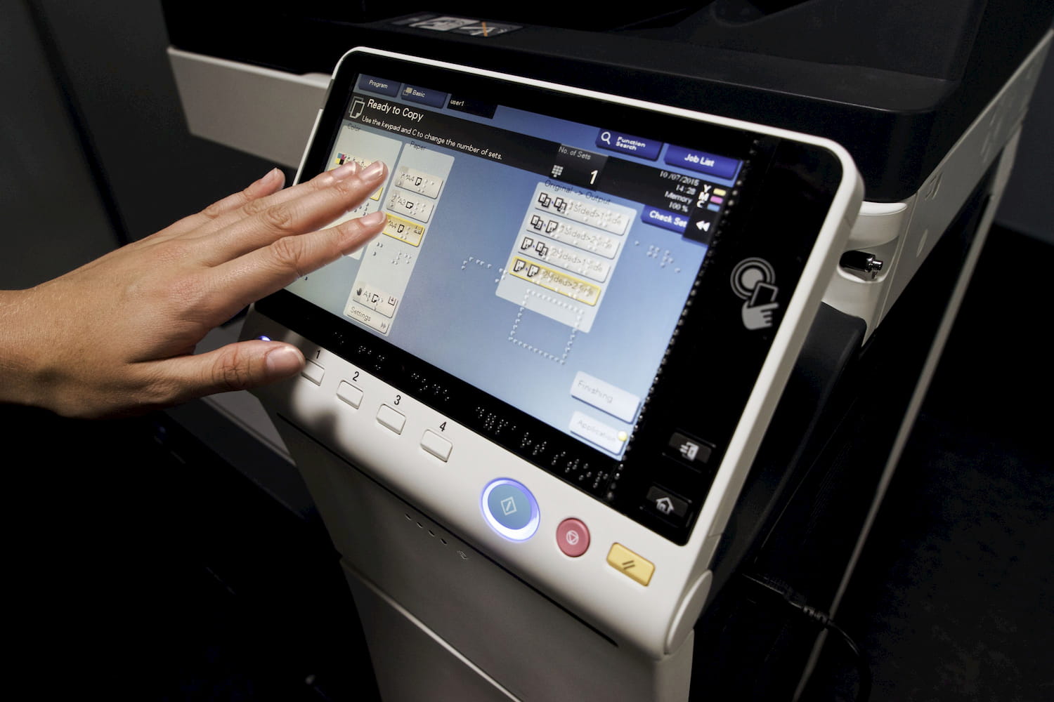 drucker touch display